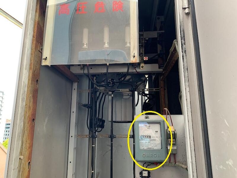 愛知県みよし市の商業施設にてキュービクルの更新電気工事