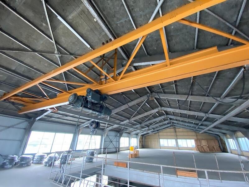 愛知県飛島村の倉庫にて高天井水銀灯などのＬＥＤ取替電気工事