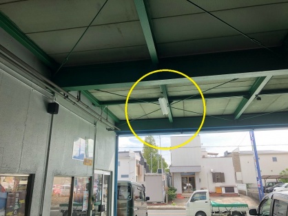 工場での照明器具取替電気工事