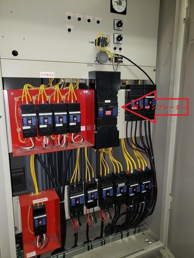 新設機械用の電源ブレーカー設置及び配線電気工事