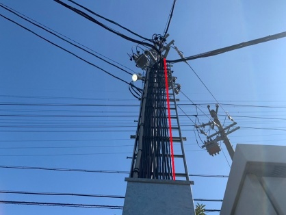 機械設置に伴う分岐開閉器新設電気工事
