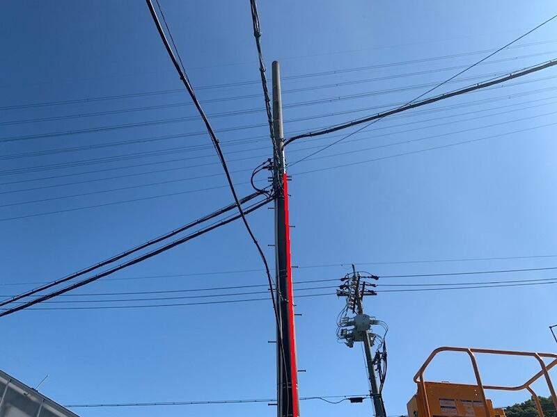 機械設置に伴う分岐開閉器新設電気工事