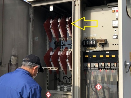 高圧受電設備の更新電気