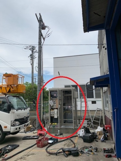 工場のキュービクル新設電気工事