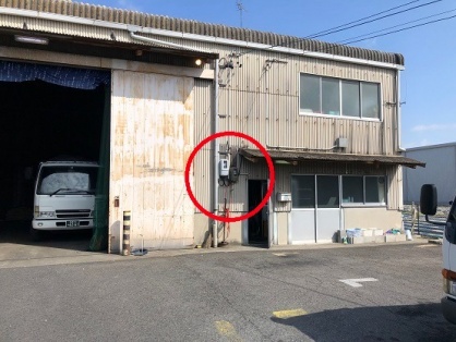 ブラケットの取付電気工事