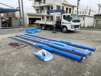 ポール建柱