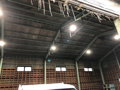 水銀灯→LED水銀灯へ取替電気工事