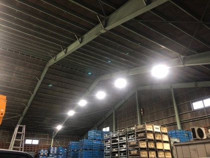 水銀灯→LED水銀灯へ取替電気工事
