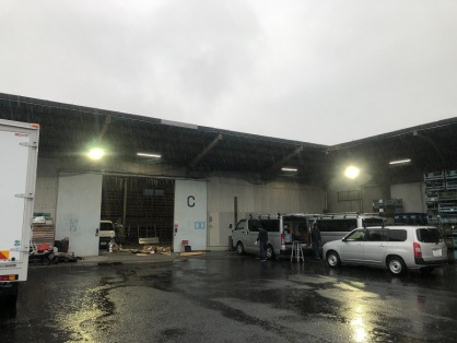 水銀灯→LED水銀灯へ取替電気工事