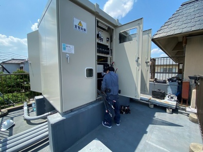 キュービクルの更新電気工事