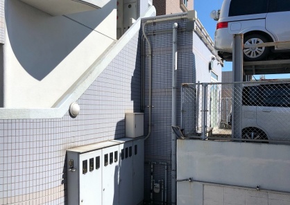動力電源線の引込口配線工事
