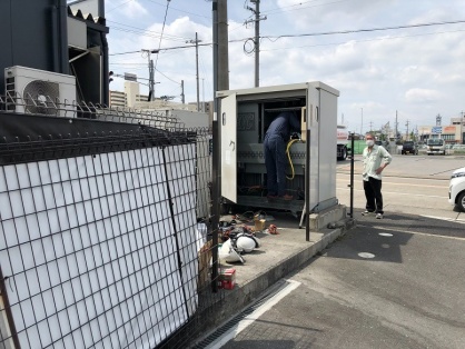 高圧受変電設備の更新電気工事