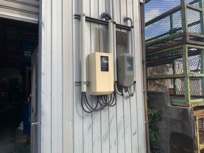 動力用電力のアンペア増設電気工事