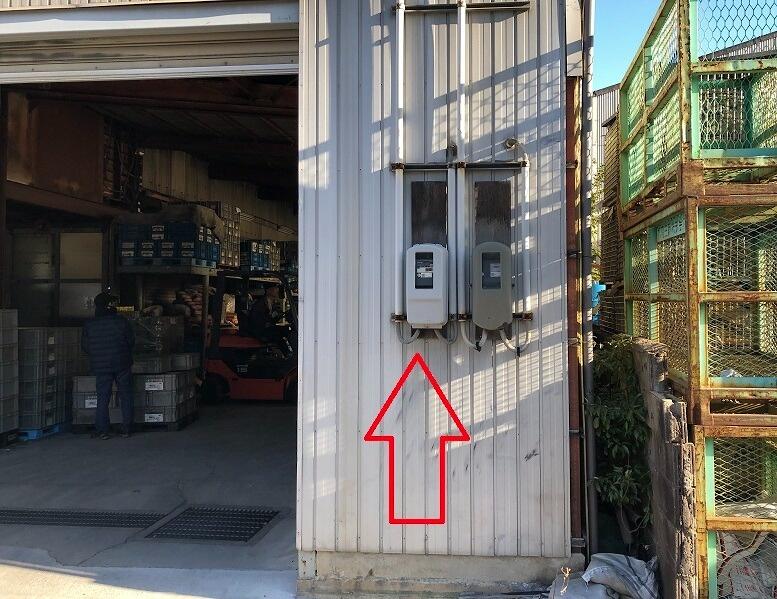 動力用電力のアンペア増設電気工事
