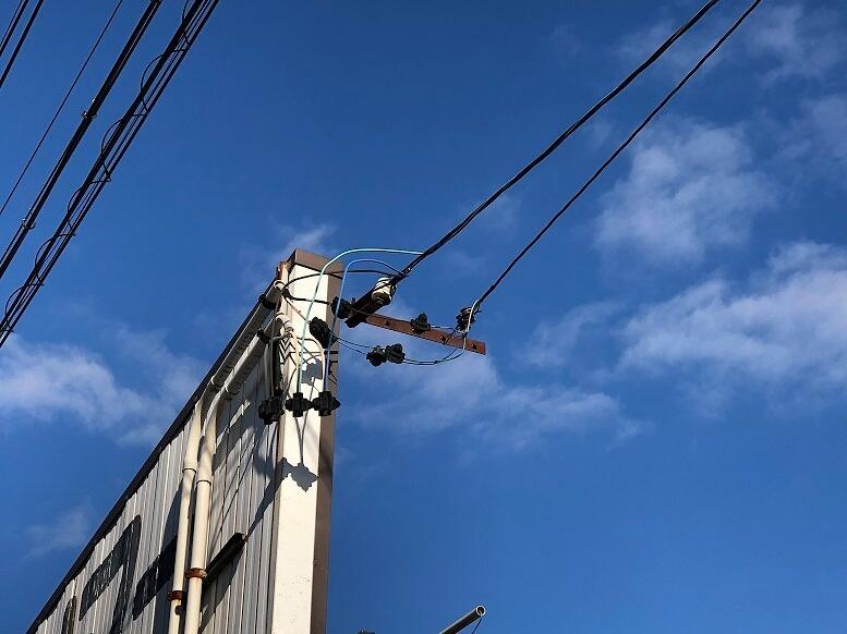 動力用電力のアンペア増設電気工事