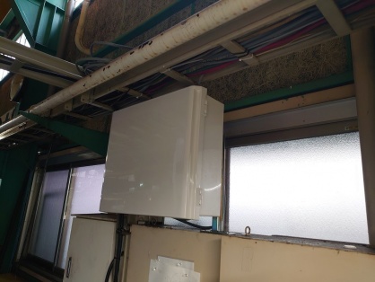 制御システムの新設電気工事