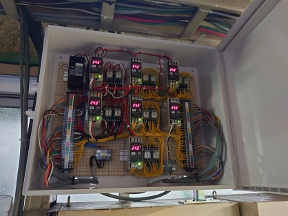 制御システムの新設電気工事