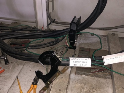 キュービクル高圧受変電設備の更新電気工事