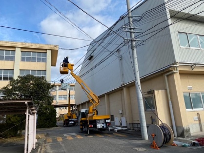 動力設備電源用の配線配管電気工事