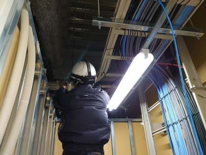 LANケーブルの配線電気通信電気工事