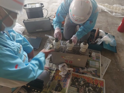 キュービクルの更新電気工事