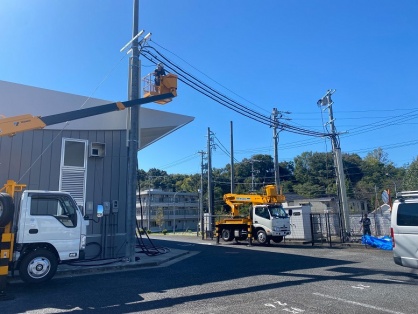 キュービクル新設及び機械設備用電源工事