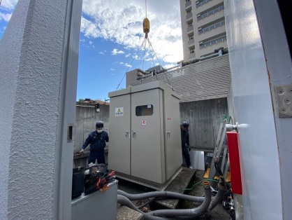 キュービクルの更新電気工事