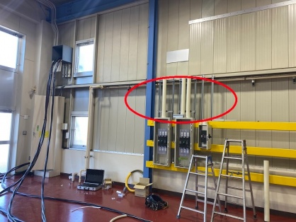キュービクル新設及び機械設備用電源工事