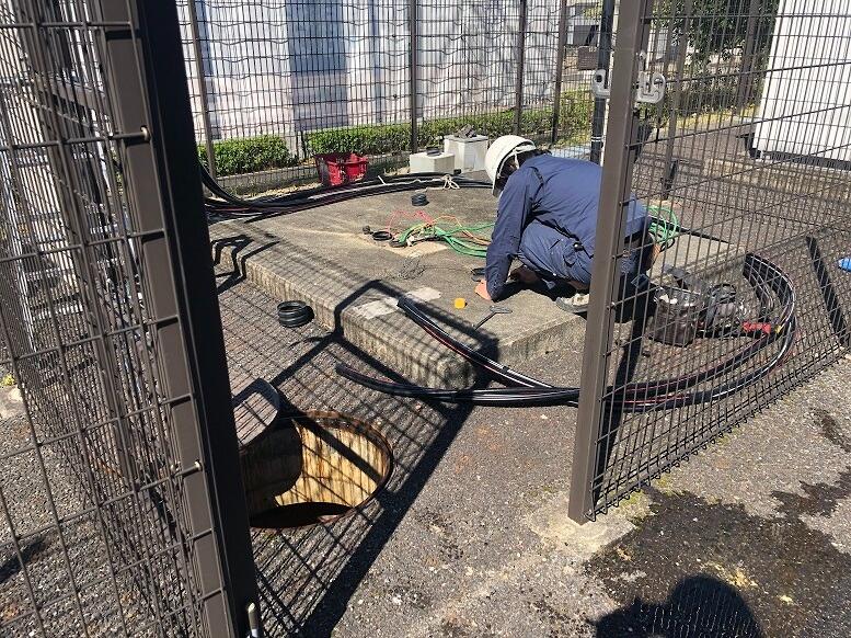 キュービクル新設及び機械設備用電源工事