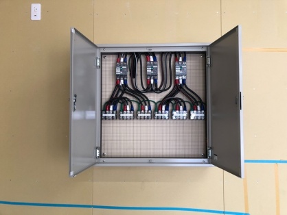 三相動力用電源引込及び配線配管工事