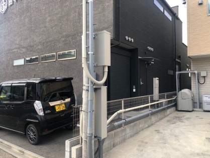 三相動力用電源引込及び配線配管工事