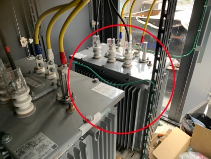 機械設置に伴うトランス及び電源ブレーカー増設電気工事
