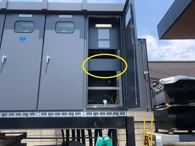 機械設置に伴うトランス及び電源ブレーカー増設電気工事は、名古屋市内で創業60年、安心施工の株式会社さつき電気商会へご相談ください。
機械設置に伴うトランス及び電源ブレーカー増設電気工事施工場所：愛知県名古屋市中川区
